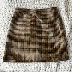 J Crew wool mini pencil skirt